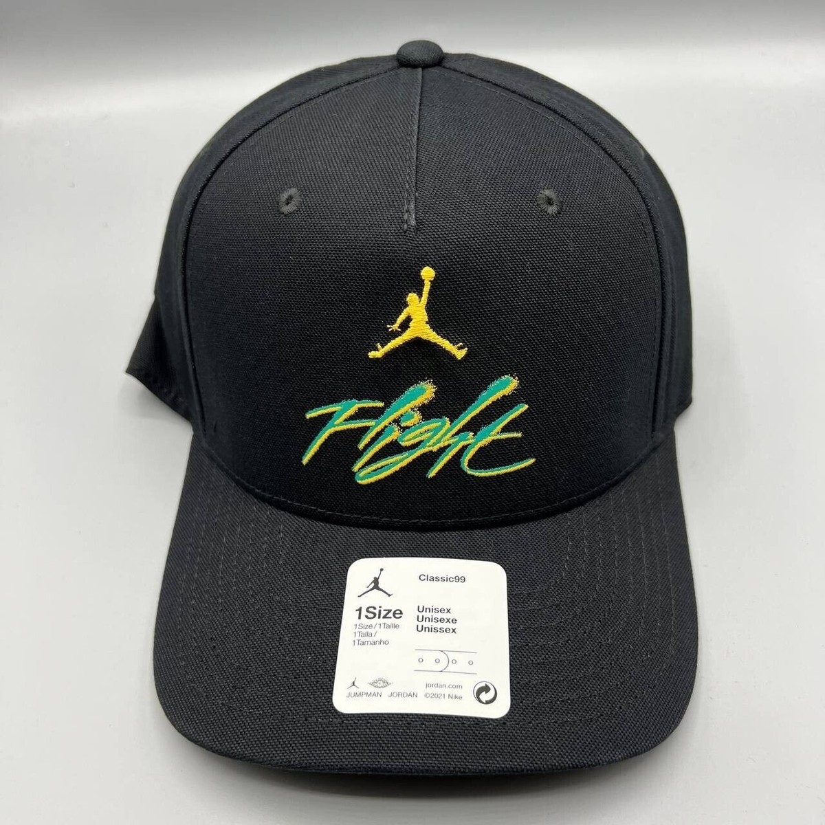 Air Jordan Flight Hat Men Black Classic 99 Jumpman Snap Back Cap