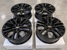 22 Black Wheels Rims Fits Cadillac Escalade Esv Ext Sport Luxury Set 4 New