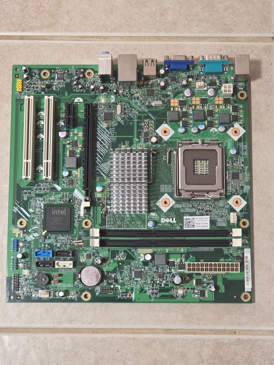 Dell Vostro 230 Motherboard 07N90W Intel Core 2 Duo CPU 2.93ghz
