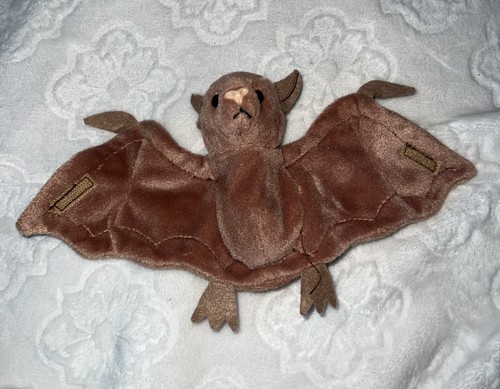ty beanie babies extremely rare retired 1996 Batty The Bat PVC Brown Version