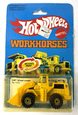 1st Year Hot Wheels WORKHORSES CAT Wheel Loader No. 1173 Hong Kong