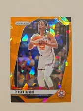 2024 Panini Prizm WNBA - Tyasha Harris #102 Orange Cracked Ice Prizm