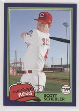 2018 Topps Archives 1981 Design Purple 60/175 Scott Schebler #246 4al