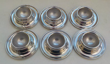 6 WMF Eierbecher Cromargan 18/10 Germany rund 8,5 cm stapelbar