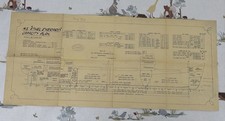 M.S. Ethel Everard Grangemouth Dockyard Shipbuilders Vintage Plan Diagram Ship