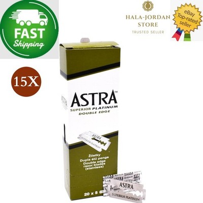 1500 Klingen X Astra Superior Platinum Double Edge Rasierklingen  SCHNELLER V...
