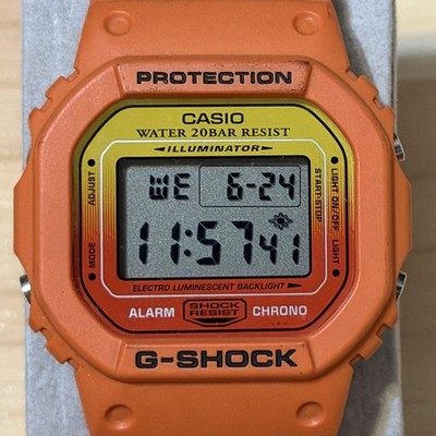 Casio G-Shock DW-5600LC-4JF Summer Gradation Square Orange Digital