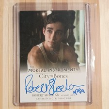 2013 Leaf Mortal Instruments Robert Sheehan City Of Bones Autograph Inscription 