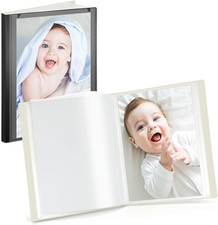 4X6 Photo Binder 2-Pack, 24 Pocket Mini Album with Customizable Cover