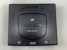 SEGA Saturn Black Model MK-80200A-50 Game Console European PAL Gray Key RARE