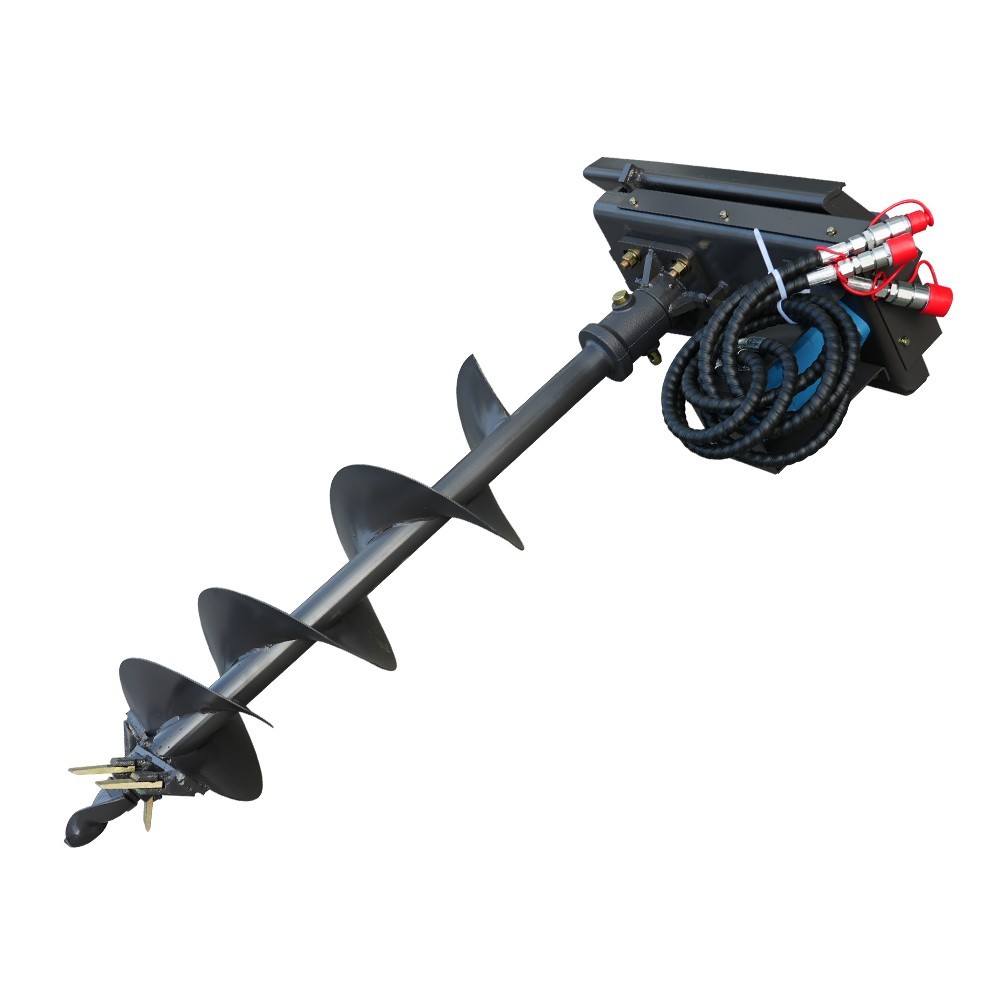 Free Shipping Auger Attachment mini skid steer loader attachments for Skid Steer