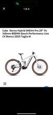 ebike e-bike e-mtb mountain bike elettrica full . e-mtb CUBE PARI AL NUOVO 