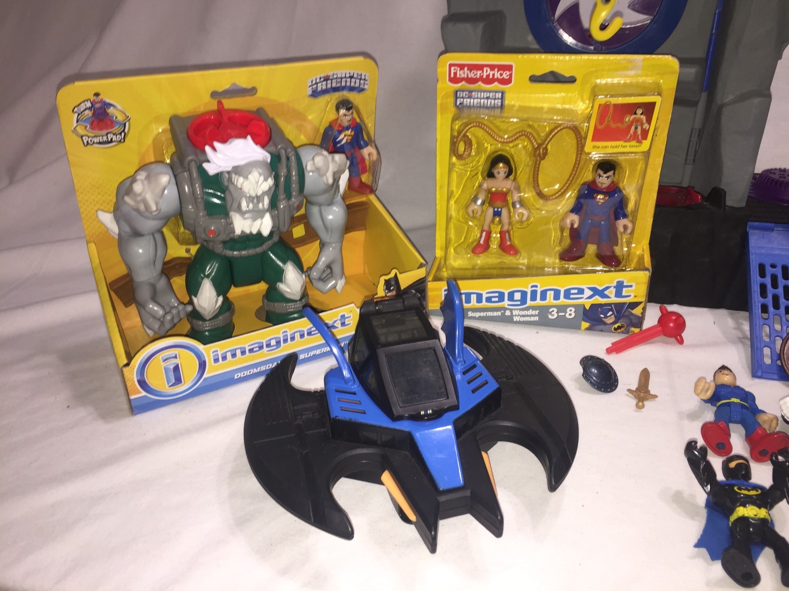 DC Imaginext Batman VS Superman HUGE LOT Batcave Krypton 17 figures 5
