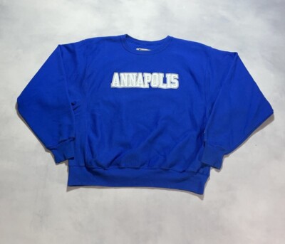 Vintage Annapolis Marlyand Champion Reverse Weave Crewneck Sweatshirt Large Y2K