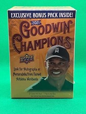 2021 Upper Deck Goodwin Champions Factory Sealed Retail Blaster Box