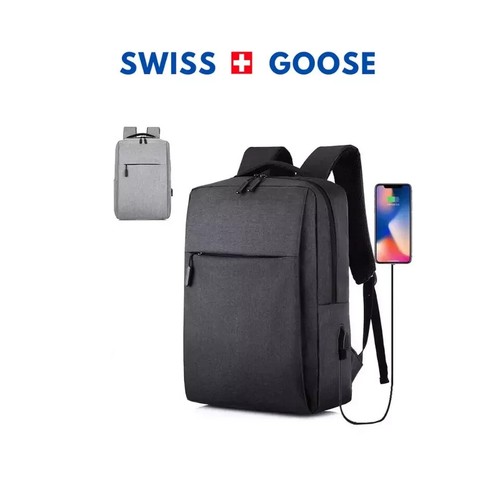 Business Laptop Backpack Multifunctional USB Charging Waterproof Swiss Goose