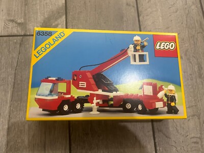 -NEW- LEGO Town 6358 Fire Snorkel Squad 1987 NEW in box Retired Sealed
