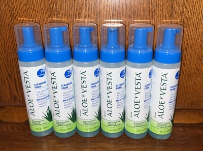 6 Aloe Vesta Cleansing Foam Perineal Cleanser No Rinse 8oz Multi Use 