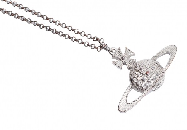 Vivienne Westwood✩.*˚ Sarouel Vivienne Westwood Gunmetal Small Orb Pendant Necklace New in