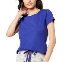 Charter Club Knit Cotton Short Sleeve Pajama Top Concord Size XS