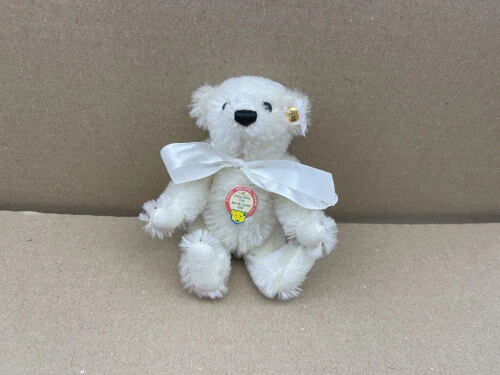 Steiff Tier 651915 Mr. Vanilla Teddy Bär 16 cm - Top Zustand