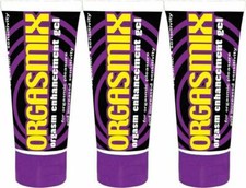 PACK OF 3 1oz Female Orgasmix Lube Enhancer Gel Arousal Stimulating Pleasure