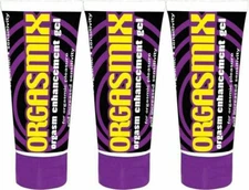 (PACK OF 3) 1oz Female Orgasmix Lube Enhancer Gel Arousal Stimulating Pleasure