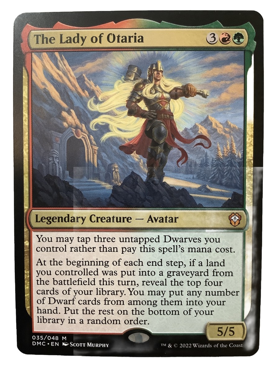 is legendary a card type in mtg MTG DMC: The Lady of Otaria (Legendary Creature) Regular Mythic 035/048