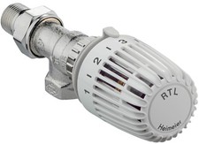 Heimeier Rücklauftemperaturbegrenzer 1/2" Eck RTL Ventil Thermostatkopf