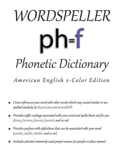 Thumbnail - Wordspeller Phonetic Dictionary: American English 2-color Edition