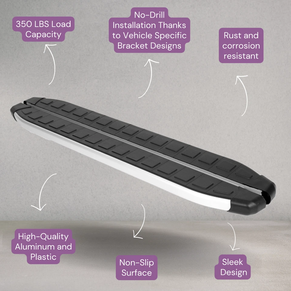 5.2" Running Boards for Land Rover Range Rover Sport 2006-2013 - 350 lb - Image 2 of 4