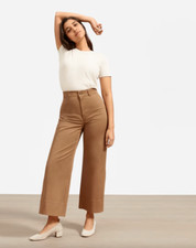 Everlane Women's Taupe Suede The Italian Leather Day Heel Sz 9.5