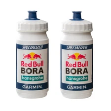 2 x RED BULL BORA OFFICIAL TACX ECO 2025 PRO CYCLING TEAM BIKE WATER BOTTLE