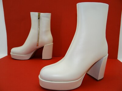 3.1 Phillip Lim Platform Plateua Zip Up Mid Boot Stiefel Stiefeletten Damen Gr39