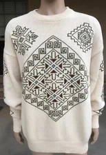 Vintage Nautica Sweater The Big Lebowski Style The Dude Hong Kong Made Size XL