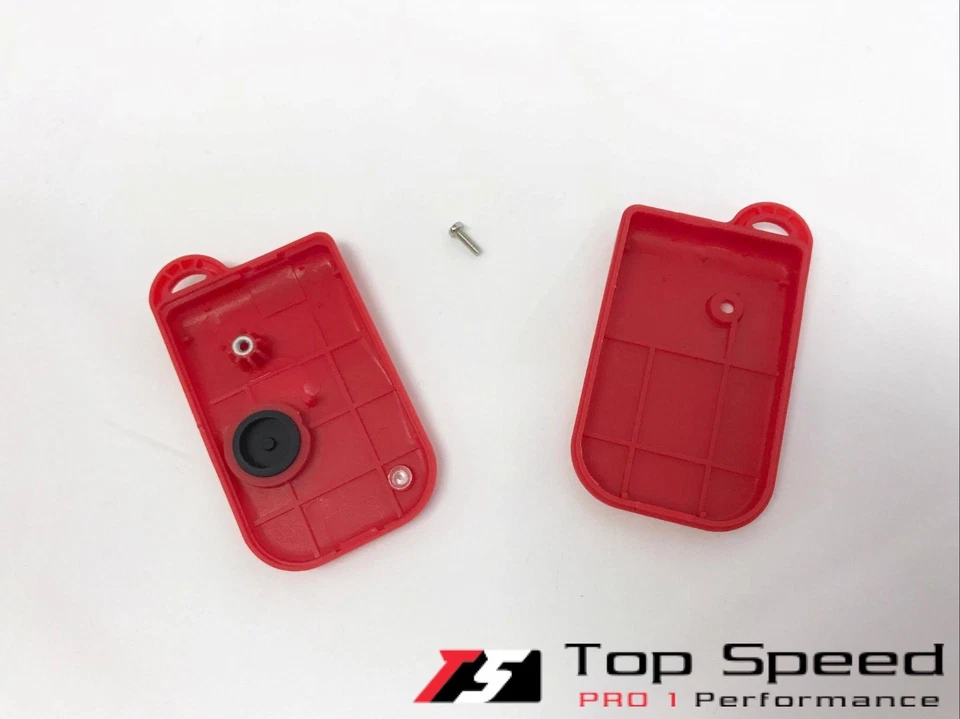 Cubierta de mando a distancia de repuesto para Ferrari 355 360 550 575 capa suave al tacto rojo mate Foto 3 de 4