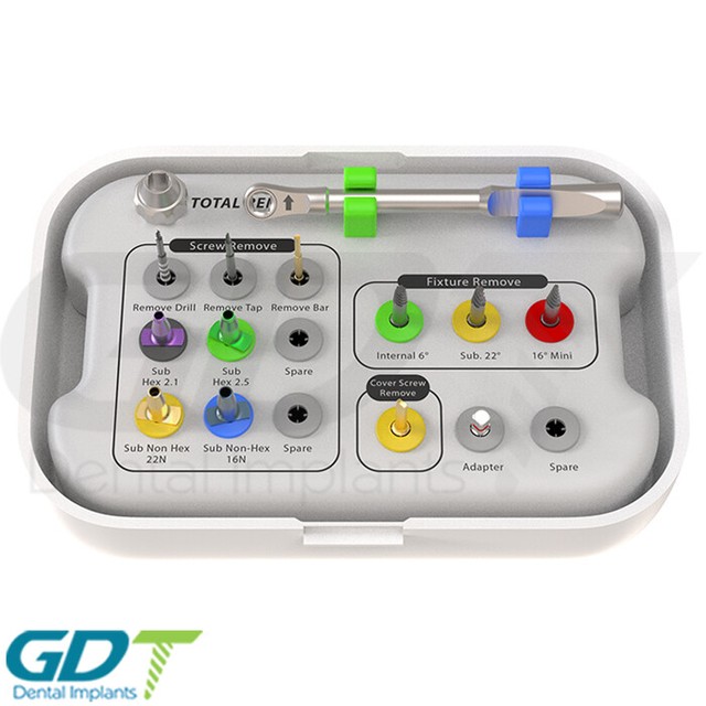 Broken Screw & Implant Extractor Total Remove Kit SOS Surgical Dental