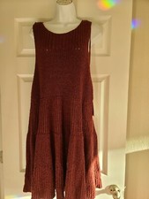 Free People Bittersweet Combo Dress L $168 