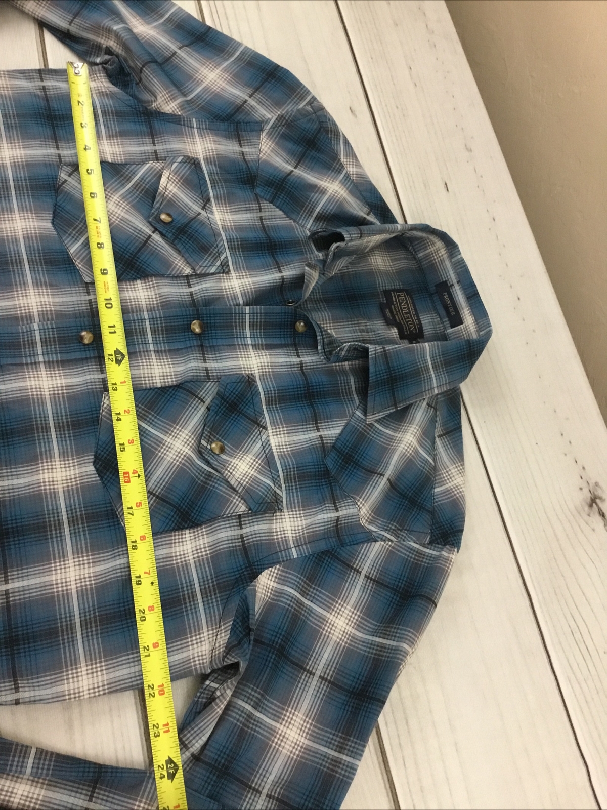 PENDLETON FRONTIER SHIRT WESTERN SNAP BUTTON DOWN… - image 6