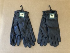 GII Black 100% Leather Women s Gloves Polyest...