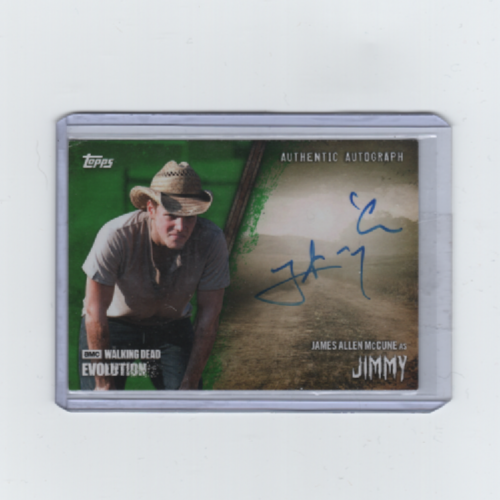 WALKING DEAD EVOLUTION JAMES ALLEN MCCUNE/JIMMY AUTOGRAPH CARD #25!! | eBay