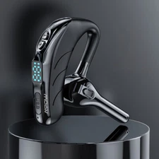 Mpow Single-Ear Office Trucker Bluetooth Headset Noise Cancelling Wireless 30Hrs
