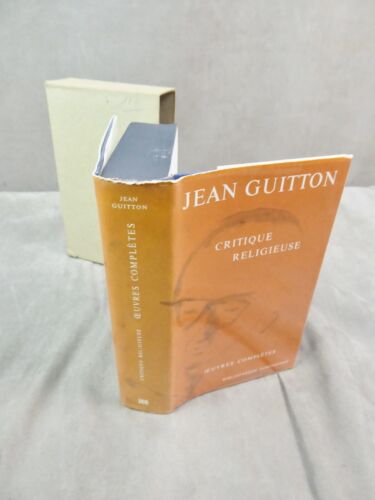 COMPLETE WORKS. 2. Religious Criticism. By Jean Guitton. - Picture 1 of 5