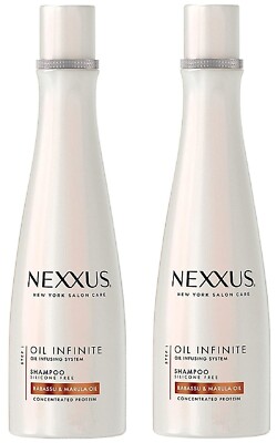 2 x NEXUS OIL INFINITE Frizz Defying silikonfreies Shampoo 250ml Salonqualität