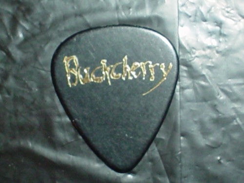 BUCKCHERRY Josh Todd Logo 2000's LIT UP Concert Tour GUITAR PICK #7