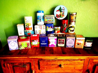 Lots of Vintage Tea Tins Discounted When you Buy More than 1 Combine Shipping