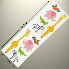 Mrs Grossman's Sticker - CHUBBY ZOO ANIMALS - GIRAFE, ELEPHANT - UP TO 20% OFF