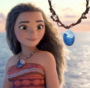 Princess Moana Blue Stone Necklace 