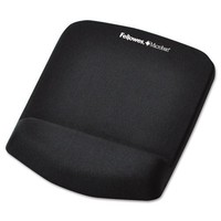 Fellowes Plushtouch Mouse Pad W/foam Wrist Pad Black Fellowes Plushtouch Mouse Pad W/foam Wrist Pad Black