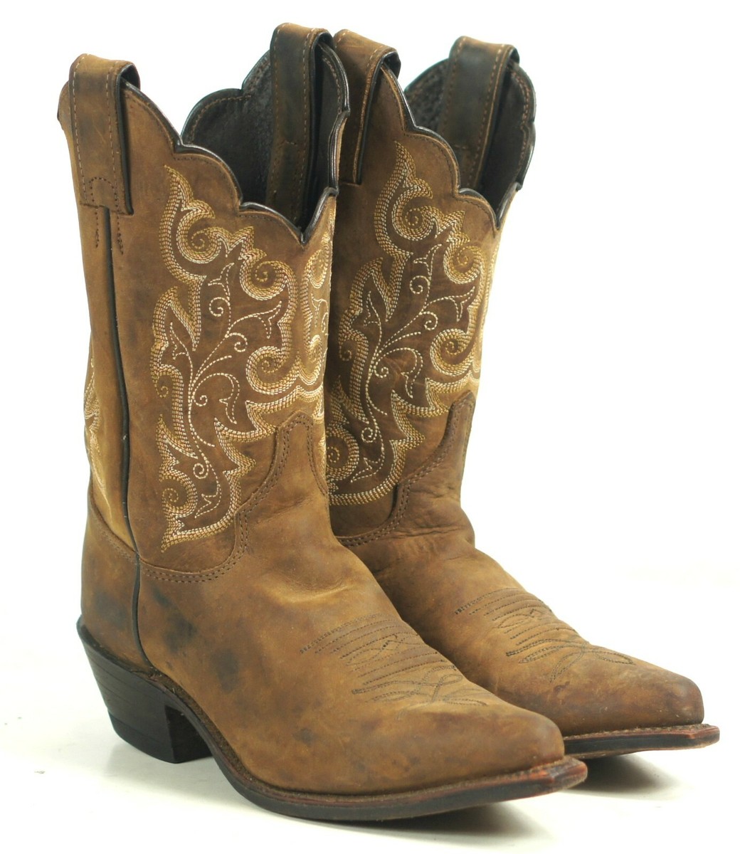 Justin Brown and Yellow Western Boots Justin Mens Boston 13in Whitetail Deer Yellow Leather CPX  main image 3